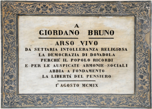 Anonymous, Plaque to Giordano Bruno_11