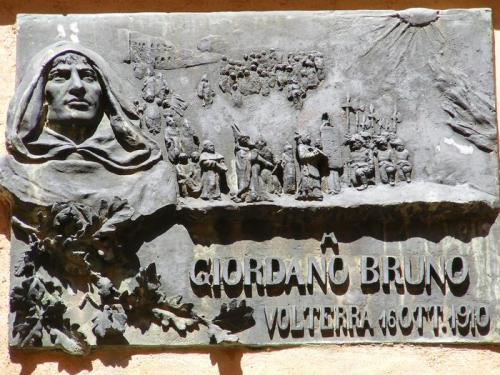 Anonymous, Plaque to Giordano Bruno