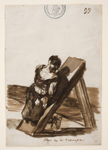 Francisco Goya, Cayo en la trampa