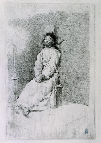 Francisco Goya, The Garrotted Man