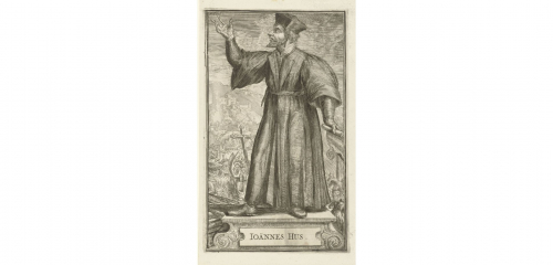 Romeyn de Hooghe, Portrait of Jan Hus preaching