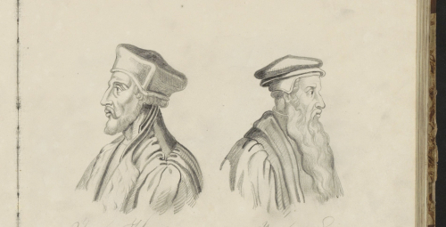 Willem-Hendrik Schmidt, Portrait of Jan Hus and Johannes a Lasco