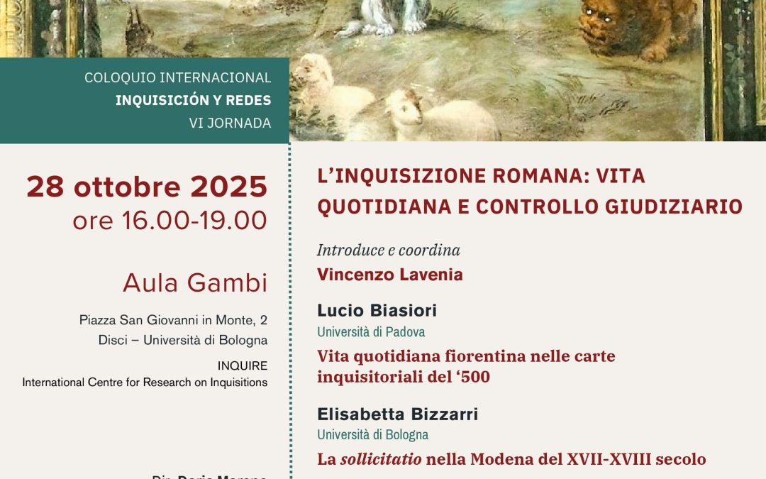 L’Inquisizione romana: vita quotidiana e controllo giudiziario